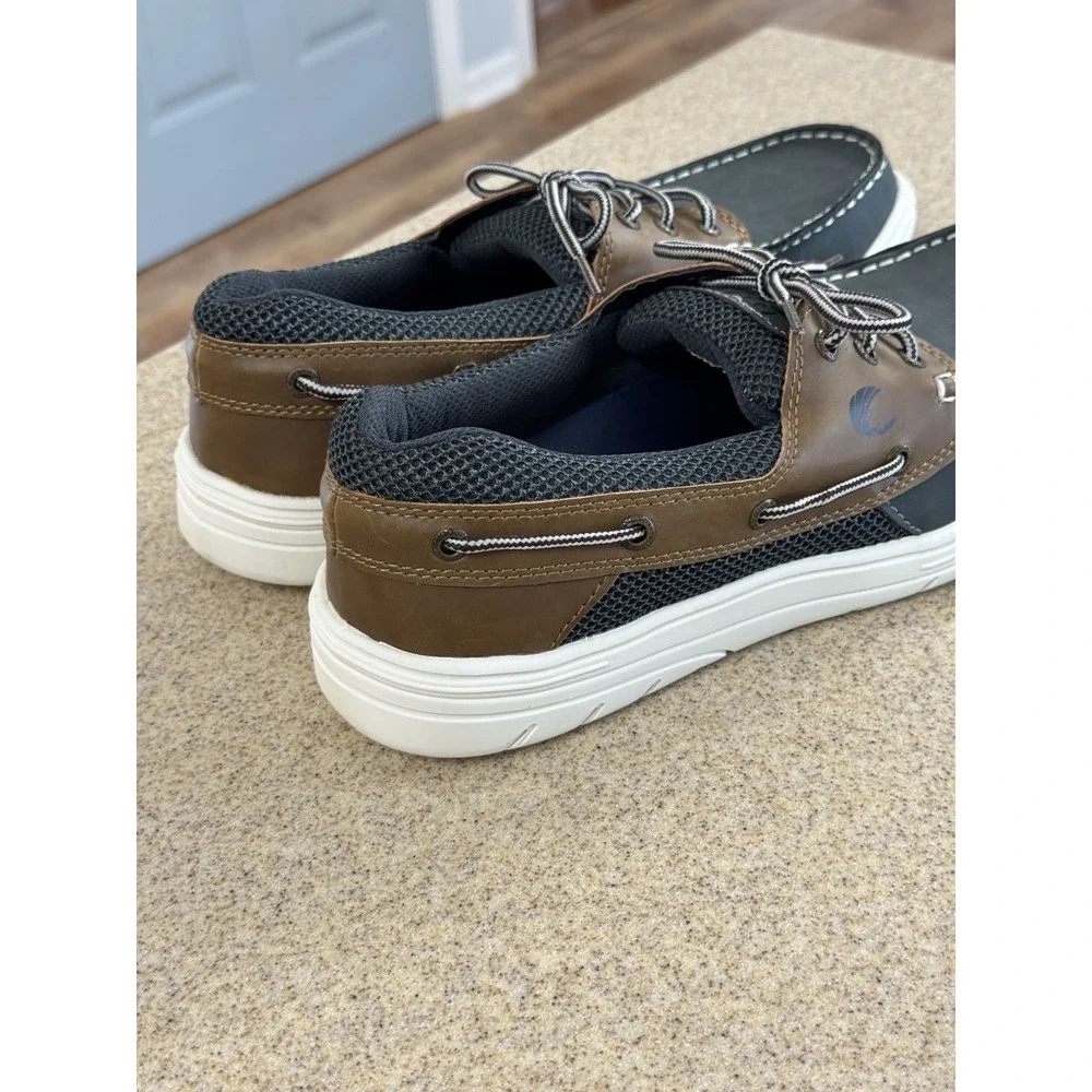 Island Surf Surflite RFT Green Brown Deck Boat Shoes Size 12 Sail Lite